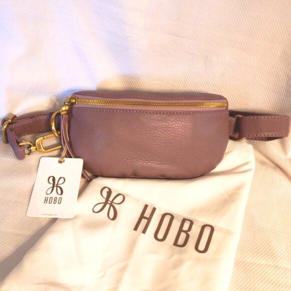 Hobo Fern Leather Belt Bag in Mauve, NWT